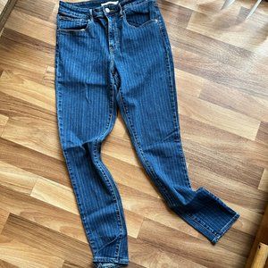 Levi's 721 Classic Skinny Pinstripe 30